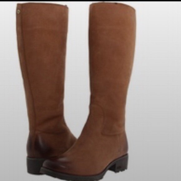 Brown Knee-High Women's Boots - Picture 1 of 16